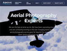 Tablet Screenshot of abovephotography.com.au